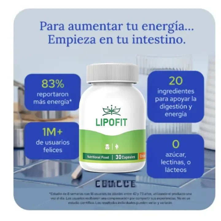 LIPOFIT - Fórmula Avanzada de Limpieza Hepática - Tu Salud Hoy
